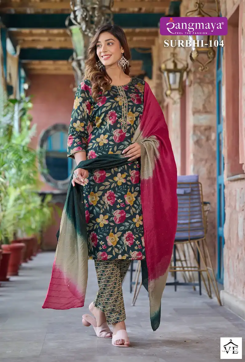 Rangmaya Surbhi Modal Wholesale Readymade Salwar Suit Catalog — Wholesale Salwar Suits, Rangmaya wholesale from Surat — view 6
