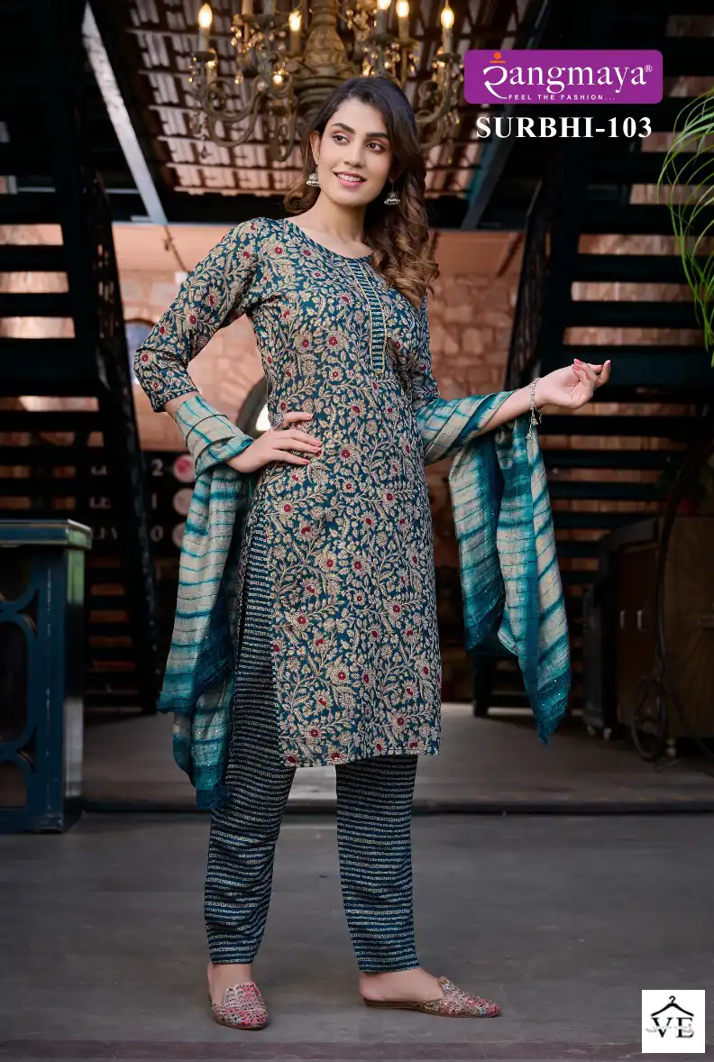 Rangmaya Surbhi Modal Wholesale Readymade Salwar Suit Catalog — Wholesale Salwar Suits, Rangmaya wholesale from Surat — view 7
