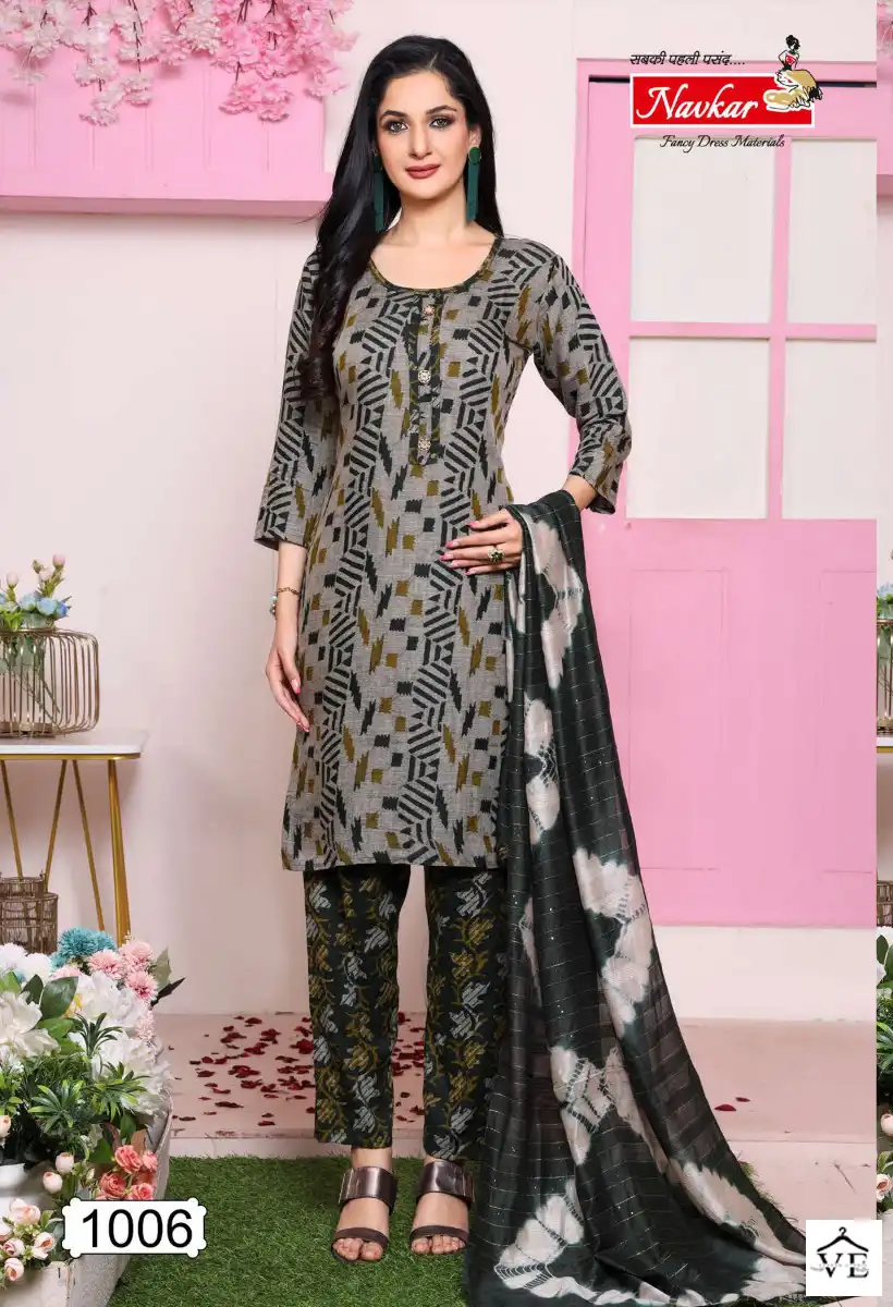 Navkar Susita Rayon Wholesale Readymade Salwar Suit Catalog — Wholesale Salwar Suits, MPA wholesale from Surat — view 2
