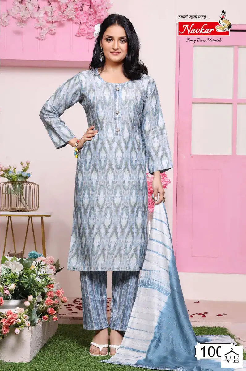 Navkar Susita Rayon Wholesale Readymade Salwar Suit Catalog — Wholesale Salwar Suits, MPA wholesale from Surat — view 4