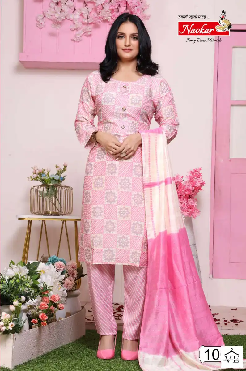 Navkar Susita Rayon Wholesale Readymade Salwar Suit Catalog — Wholesale Salwar Suits, MPA wholesale from Surat — view 5