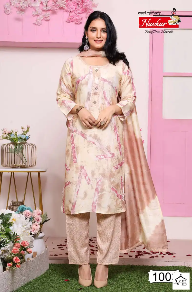 Navkar Susita Rayon Wholesale Readymade Salwar Suit Catalog — Wholesale Salwar Suits, MPA wholesale from Surat — view 7
