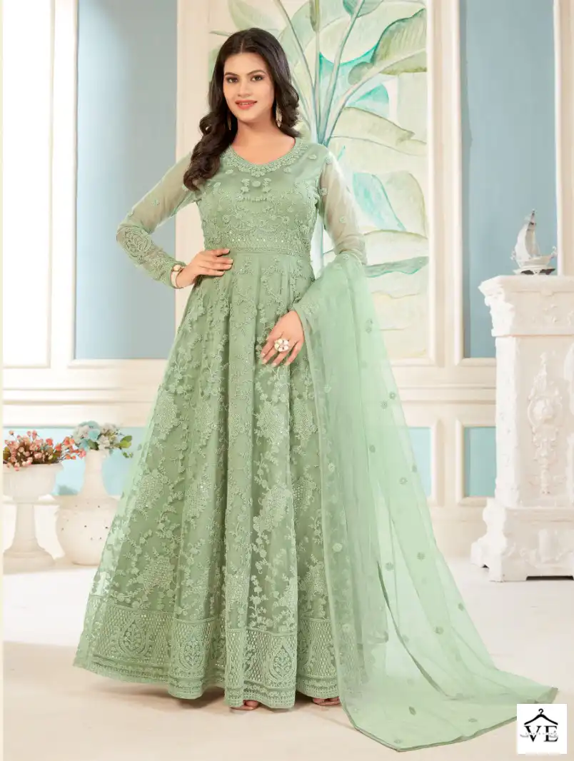 Swagat 1001 To 1004 Butterfly Net Wholesale Designer Fancy Salwar Suit Catalog — Wholesale Salwar Suits, MPA wholesale from Surat - Gallery Image 2