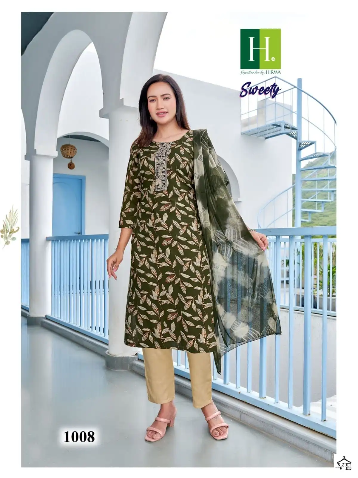 Hirwa Sweety Rayon Wholesale Readymade Salwar Suit Catalog — Wholesale Salwar Suits, MPA wholesale from Surat - Gallery Image 2
