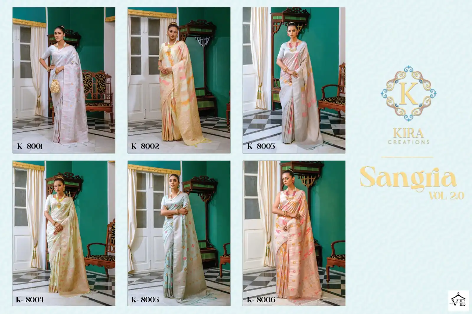 Kira Sangria Vol 2 Banarasi Silk Wholesale Saree Catalog — Wholesale Sarees, MPA wholesale from Surat — view 7