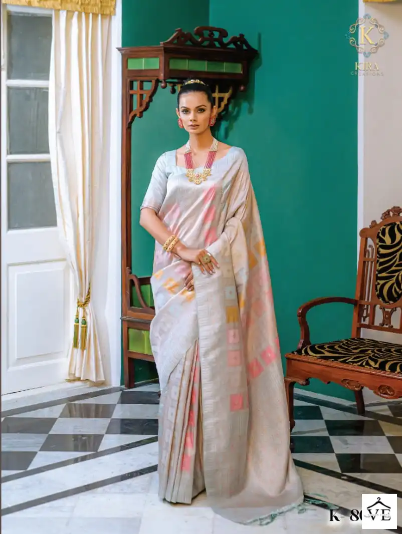 Kira Sangria Vol 2 Banarasi Silk Wholesale Saree Catalog — Wholesale Sarees, MPA wholesale from Surat - Gallery Image 5