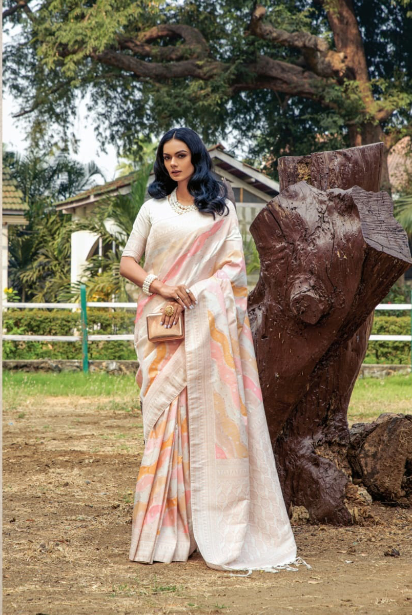 Kira Sangria Banarasi Silk Wholesale Fancy Sarees Catalog — Wholesale Sarees, MPA wholesale from Surat - Gallery Image 6