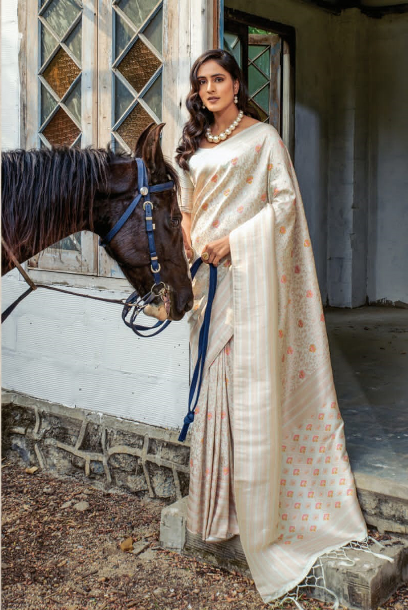 Kira Sangria Banarasi Silk Wholesale Fancy Sarees Catalog — Wholesale Sarees, MPA wholesale from Surat - Gallery Image 5
