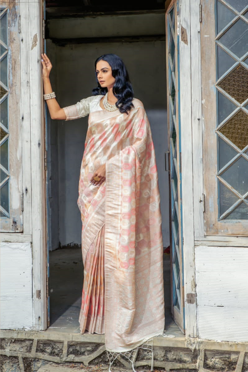 Kira Sangria Banarasi Silk Wholesale Fancy Sarees Catalog — Wholesale Sarees, MPA wholesale from Surat - Gallery Image 3