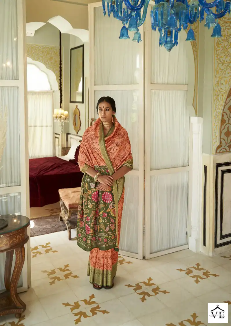 Kimora Sara Tussar Silk Wholesale Saree Catalog — Wholesale Sarees, MPA wholesale from Surat - Gallery Image 5