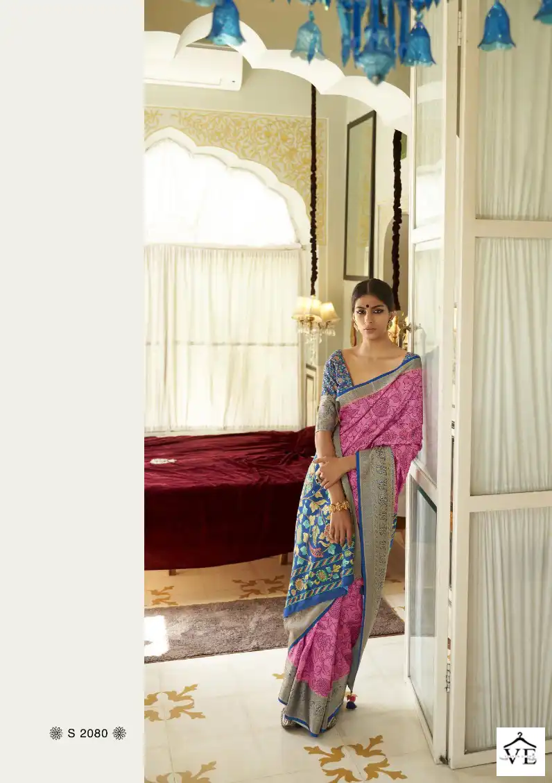 Kimora Sara Tussar Silk Wholesale Saree Catalog — Wholesale Sarees, MPA wholesale from Surat - Gallery Image 2