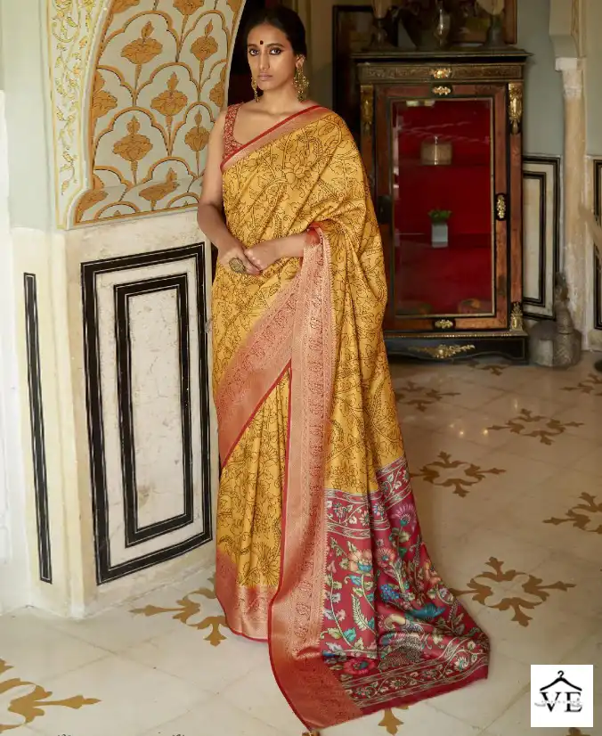 Kimora Sara Tussar Silk Wholesale Saree Catalog — Wholesale Sarees, MPA wholesale from Surat — view 1