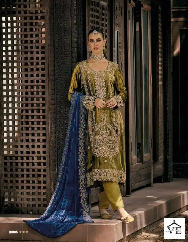 Sargam Shazar Pure Viscose Velvet Wholesale Designer Winter Wear Salwar Suit Catalog — Wholesale Salwar Suits, MPA wholesale from Surat - Gallery Image 3