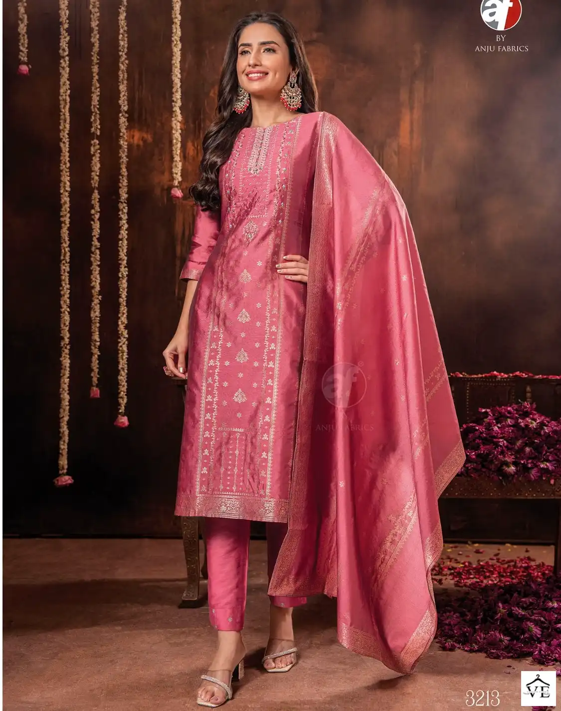 Anju Fabrics Silk Affair Vol 2 Jacquard Banarsi Silk Wholesale Designer Readymade Salwar Suit Catalog — Wholesale Salwar Suits, MPA wholesale from Surat — view 1