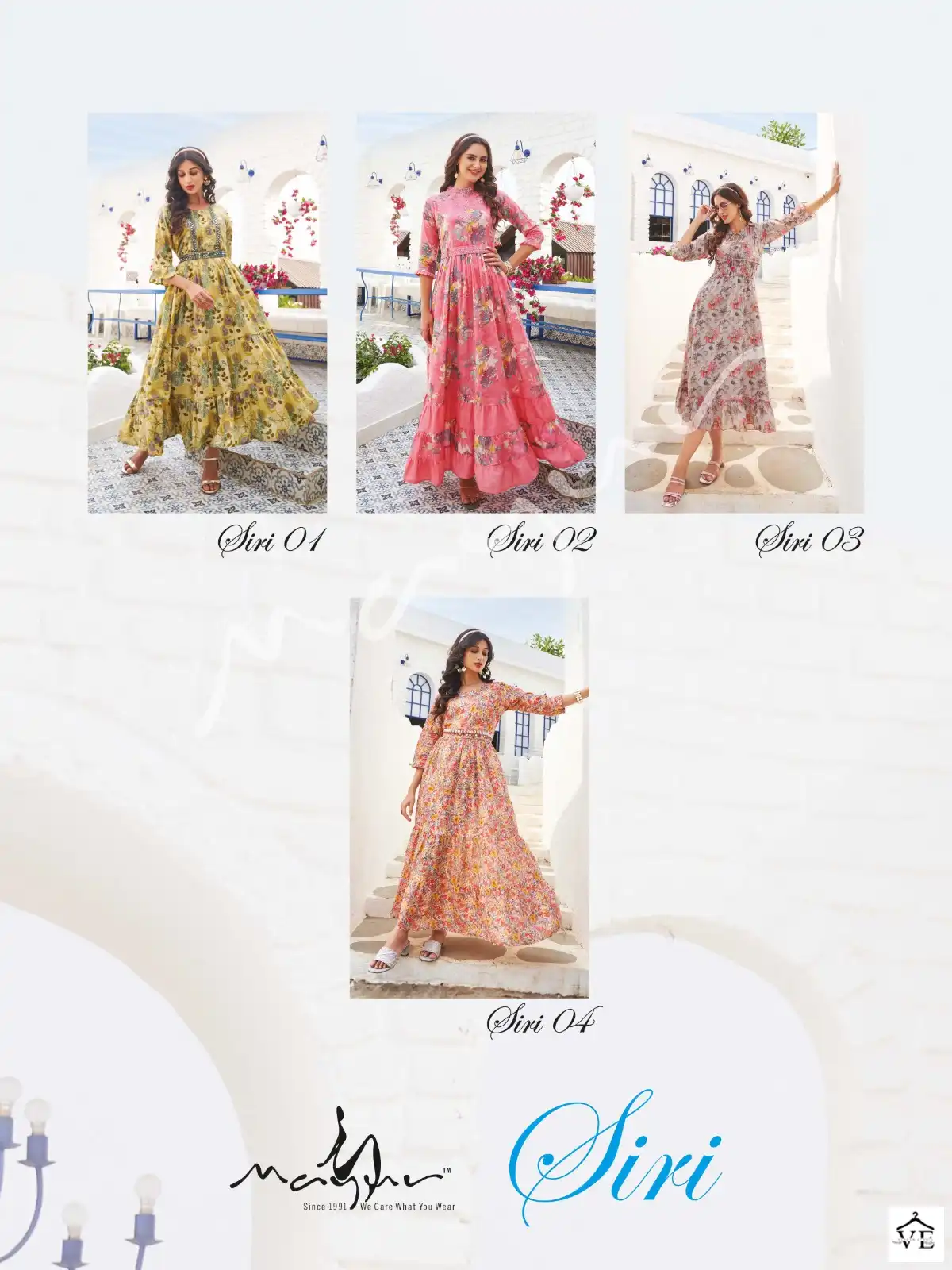Vardan Ethnic Siri Heavy Mul Wholesale Long Gowns Catalog — Wholesale Kurtis, MPA wholesale from Surat — view 5