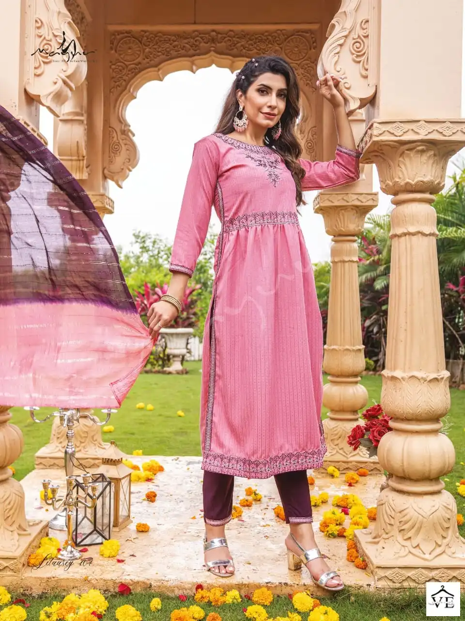Mayur Sitaarey Marble Rayon Wholesale Readymade Salwar Suit Catalog — Wholesale Salwar Suits, Mayur Dress wholesale from Surat - Gallery Image 3