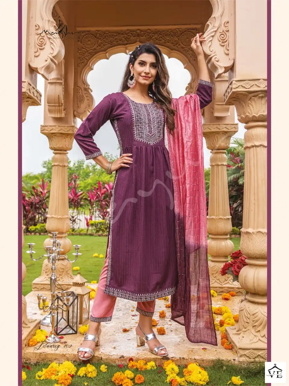 Mayur Sitaarey Marble Rayon Wholesale Readymade Salwar Suit Catalog — Wholesale Salwar Suits, Mayur Dress wholesale from Surat - Gallery Image 6