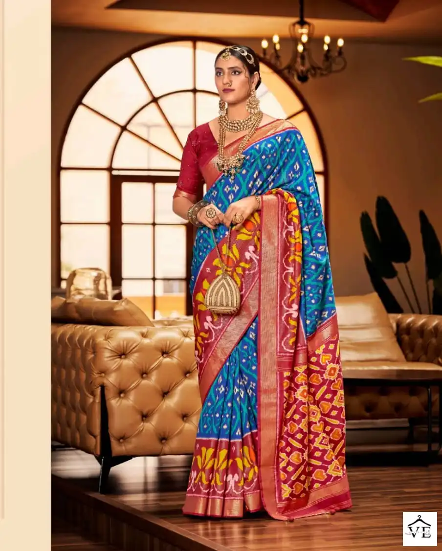 Shubh Shree Sravanam Vol 3 Velvet Tussar Silk Wholesale Saree Catalog — Wholesale Sarees, MPA wholesale from Surat - Gallery Image 7