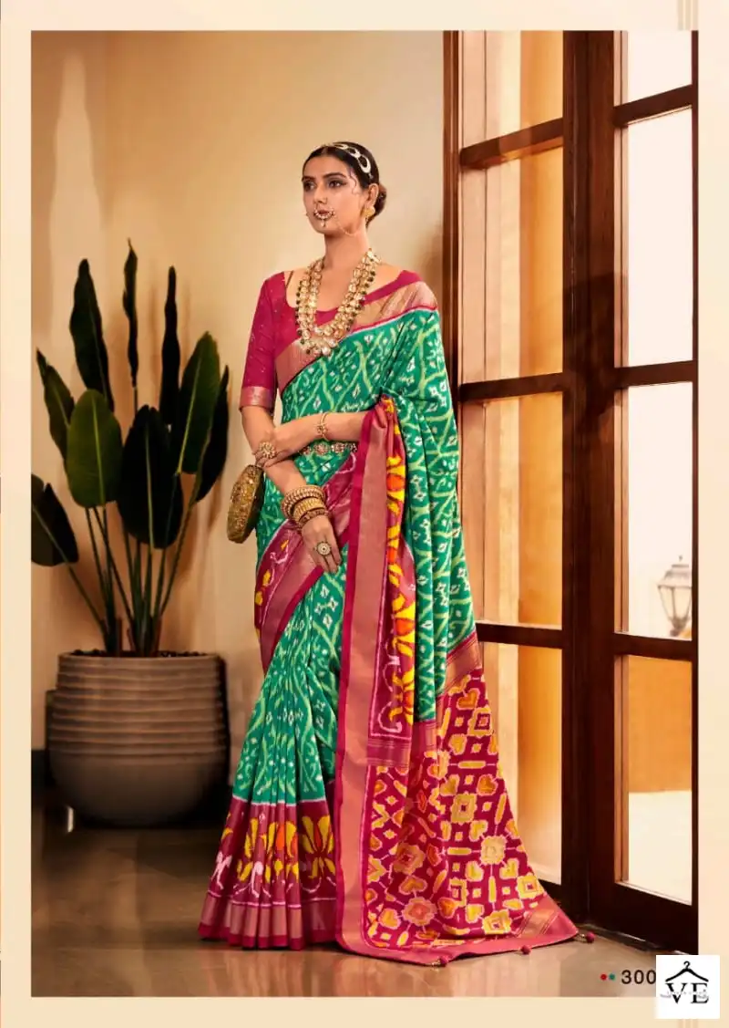 Shubh Shree Sravanam Vol 3 Velvet Tussar Silk Wholesale Saree Catalog — Wholesale Sarees, MPA wholesale from Surat - Gallery Image 8