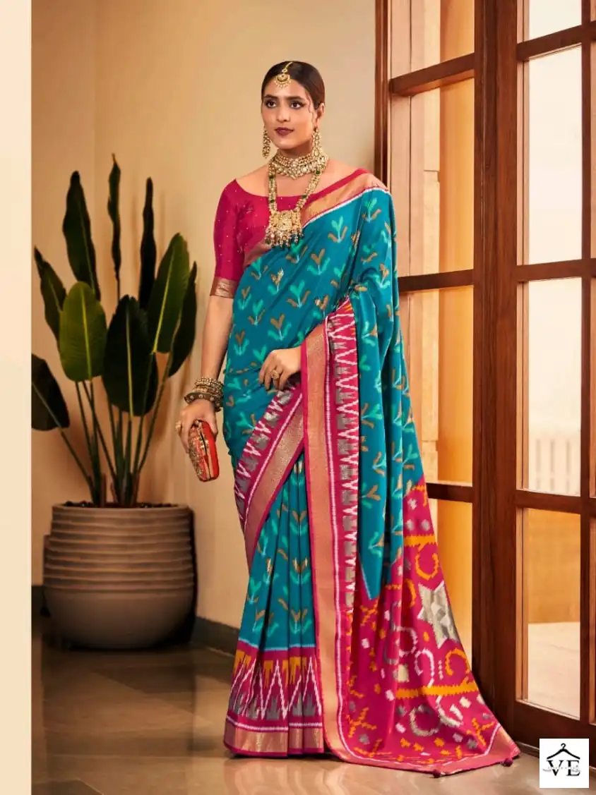 Shubh Shree Sravanam Vol 3 Velvet Tussar Silk Wholesale Saree Catalog — Wholesale Sarees, MPA wholesale from Surat - Gallery Image 10