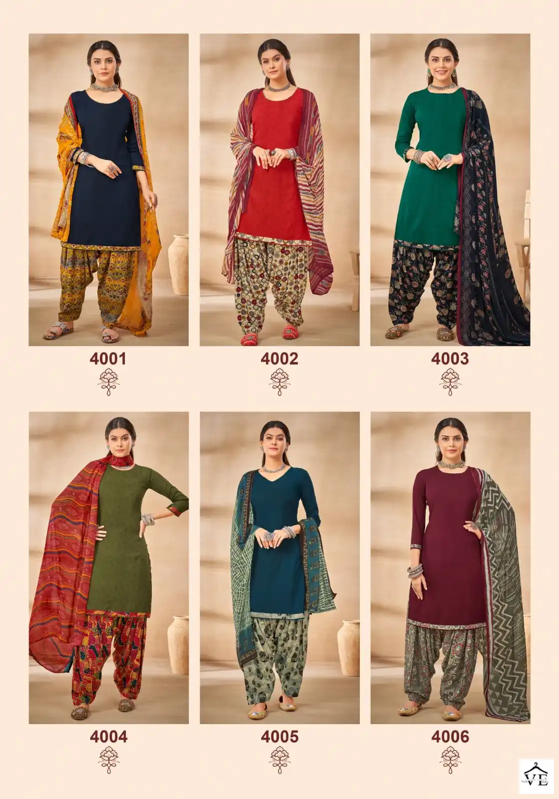 Suryajyoti Gulnar Vol 4 Cotton Wholesale Salwar Suit Catalog — Wholesale Salwar Suits, MPA wholesale from Surat - Gallery Image 11