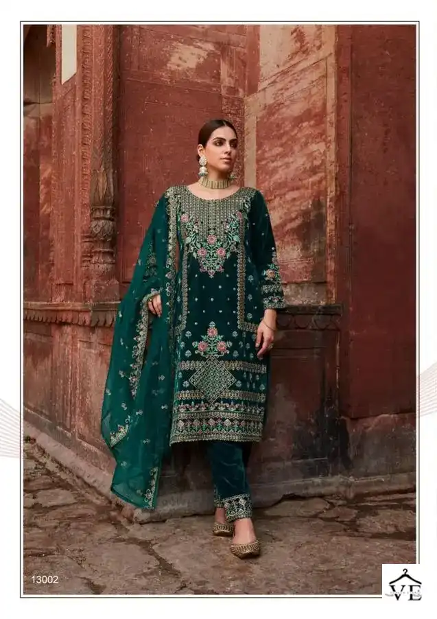 Deepsy Suits Tahjib Velvet Wholesale Designer Winter Wear Pakistani Salwar Suit Catalog — Wholesale Salwar Suits, MPA wholesale from Surat — view 2