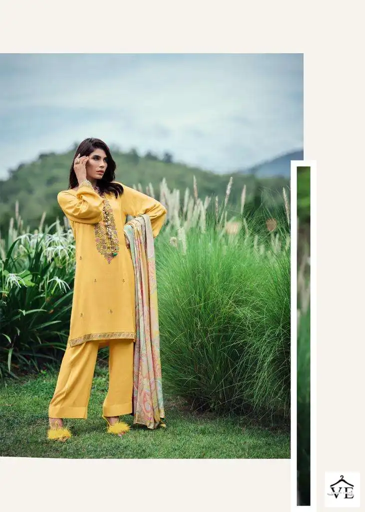 Varsha Tahseen Pashmina Wholesale Fancy Embroidery Work Winter Wear Salwar Suit Catalog — Wholesale Salwar Suits, Varsha wholesale from Surat - Gallery Image 5