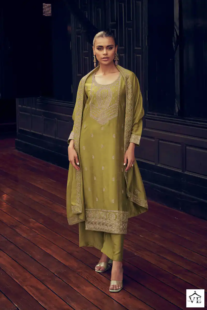 Aashirwad Tulip Premium Silk Wholesale Designer Salwar Suit Catalog — Wholesale Salwar Suits, Aashirwad Creation wholesale from Surat - Gallery Image 6