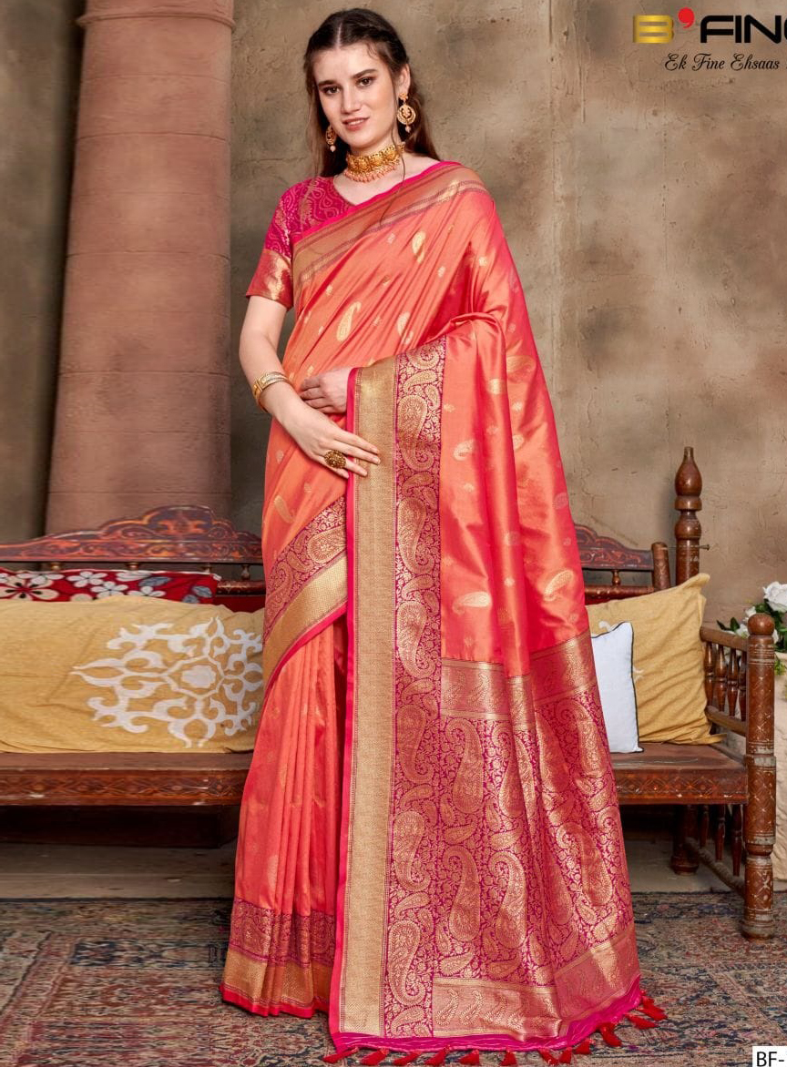 B Fine Twinkle Silk Wholesale Fancy Sarees Catalog — Wholesale Sarees, MPA wholesale from Surat — view 1