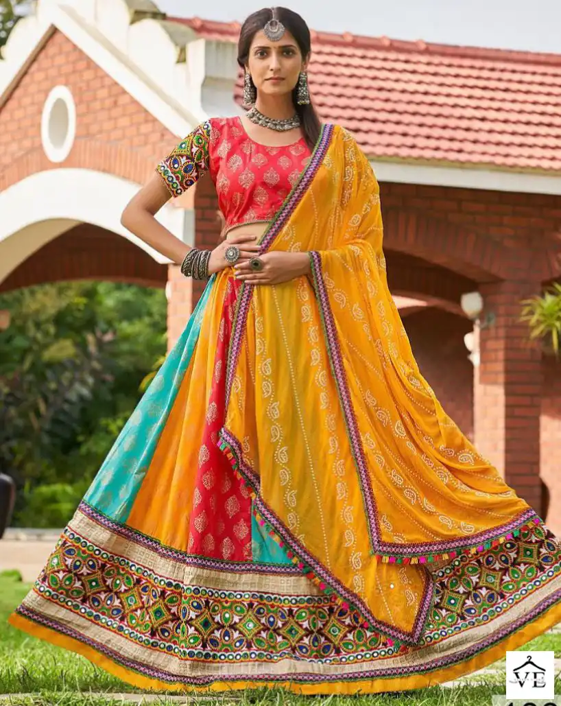 VE Tahukar Vol-1 Cotton Wholesale Navratri Readymade Collection Catalog — Wholesale Lehenga, MPA wholesale from Surat — view 1