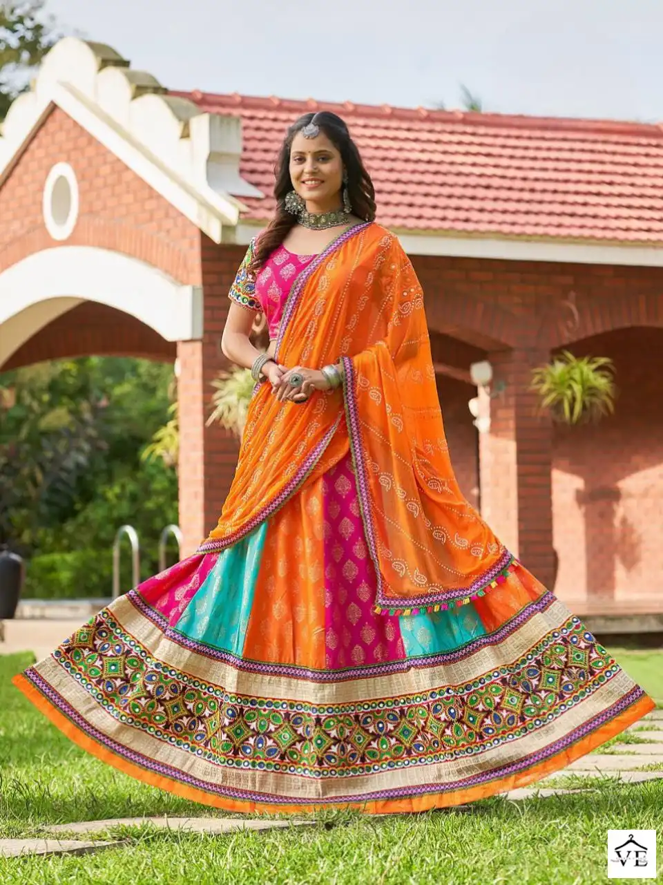 VE Tahukar Vol-1 Cotton Wholesale Navratri Readymade Collection Catalog — Wholesale Lehenga, MPA wholesale from Surat - Gallery Image 2
