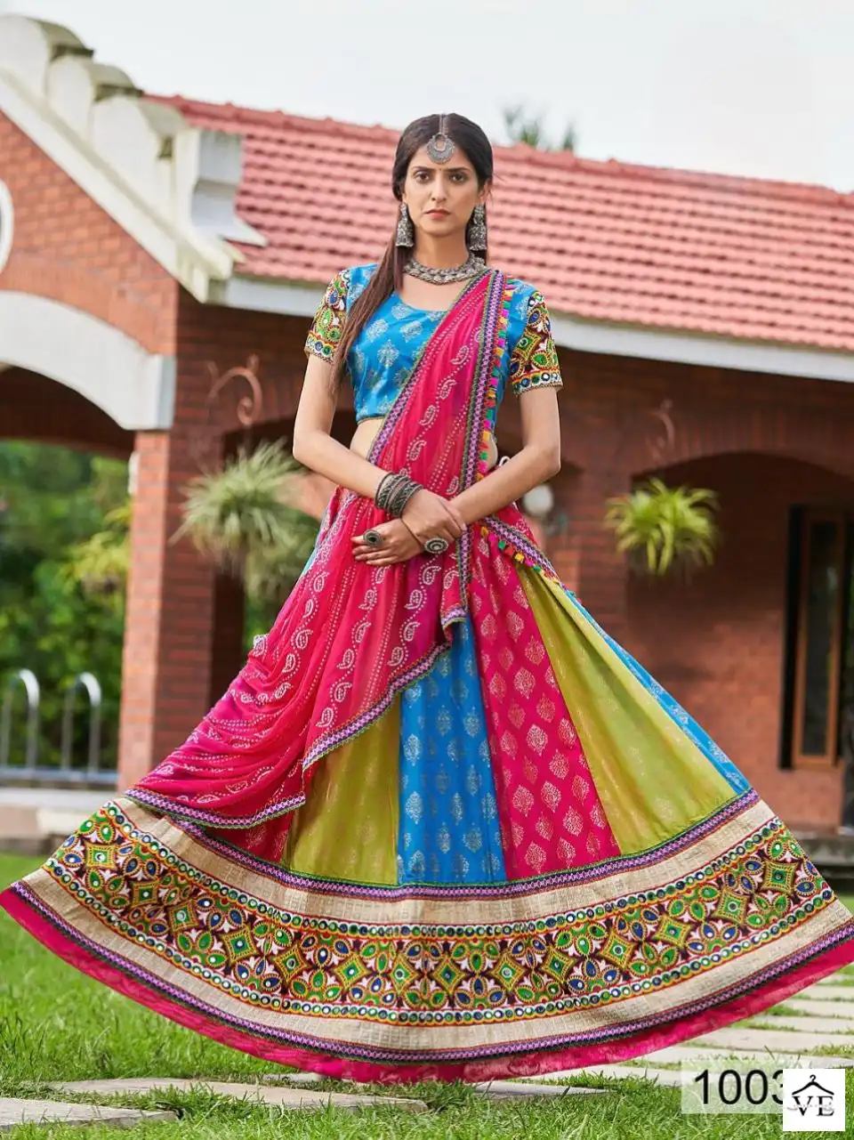 VE Tahukar Vol-1 Cotton Wholesale Navratri Readymade Collection Catalog — Wholesale Lehenga, MPA wholesale from Surat — view 3