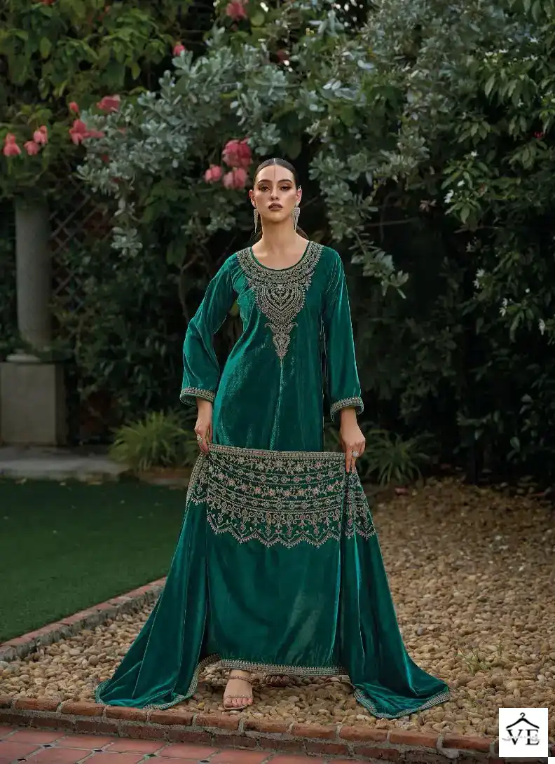 Kilory Trends Tehzeeb Premium Velvet Wholesale Designer Winter Wear Salwar Suit Catalog — Wholesale Salwar Suits, MPA wholesale from Surat - Gallery Image 6
