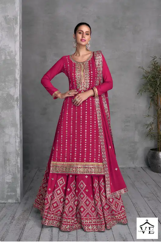 Gulkayra Designer Trisha Real Georgette Wholesale Designer Salwar Suit Catalog — Wholesale Salwar Suits, MPA wholesale from Surat - Gallery Image 2