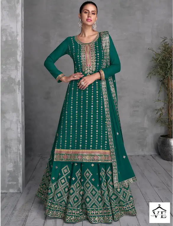 Gulkayra Designer Trisha Real Georgette Wholesale Designer Salwar Suit Catalog — Wholesale Salwar Suits, MPA wholesale from Surat — view 1
