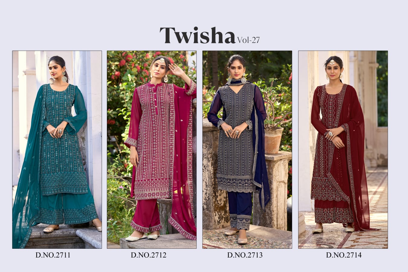 Vardan Ethnic Twisha Vol 27 Glory Silk Wholesale Designer Salwar Suit Catalog — Wholesale Salwar Suits, MPA wholesale from Surat — view 5
