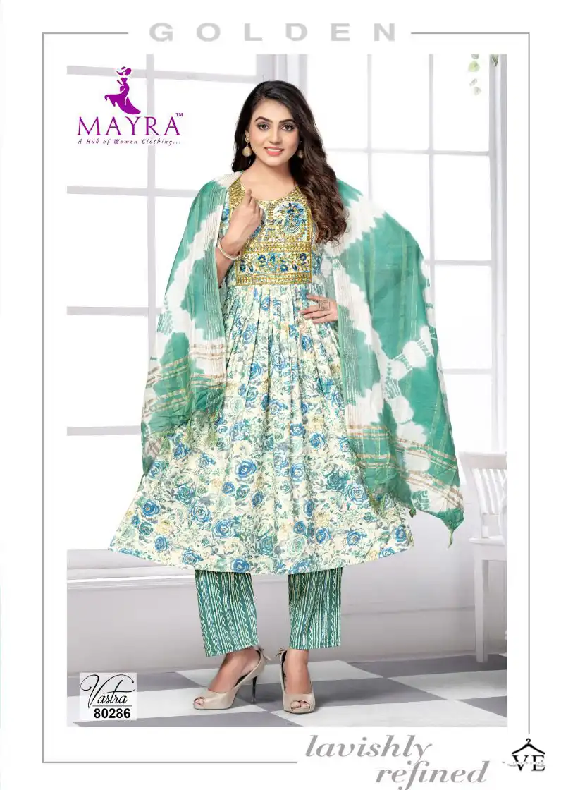 Mayra Fashion Vastra Capsuil Print Wholesale Readymade Salwar Suit Catalog — Wholesale Salwar Suits, MPA wholesale from Surat - Gallery Image 3