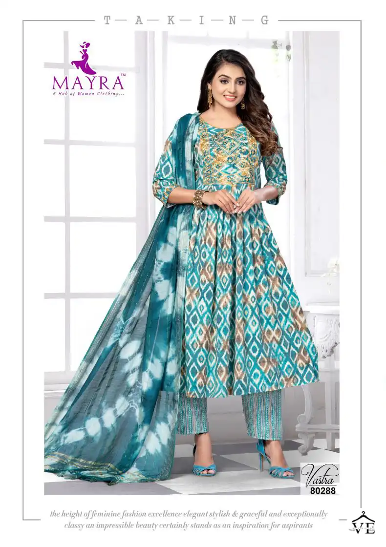 Mayra Fashion Vastra Capsuil Print Wholesale Readymade Salwar Suit Catalog — Wholesale Salwar Suits, MPA wholesale from Surat - Gallery Image 5