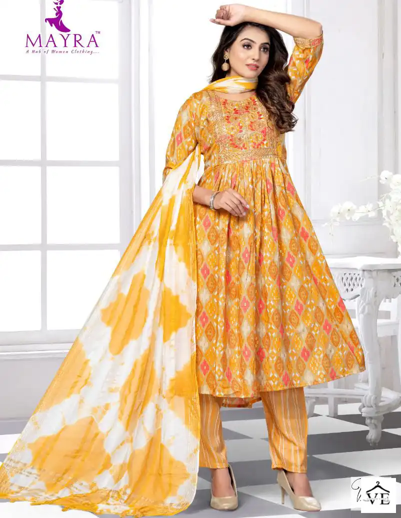 Mayra Fashion Vastra Capsuil Print Wholesale Readymade Salwar Suit Catalog — Wholesale Salwar Suits, MPA wholesale from Surat — view 1