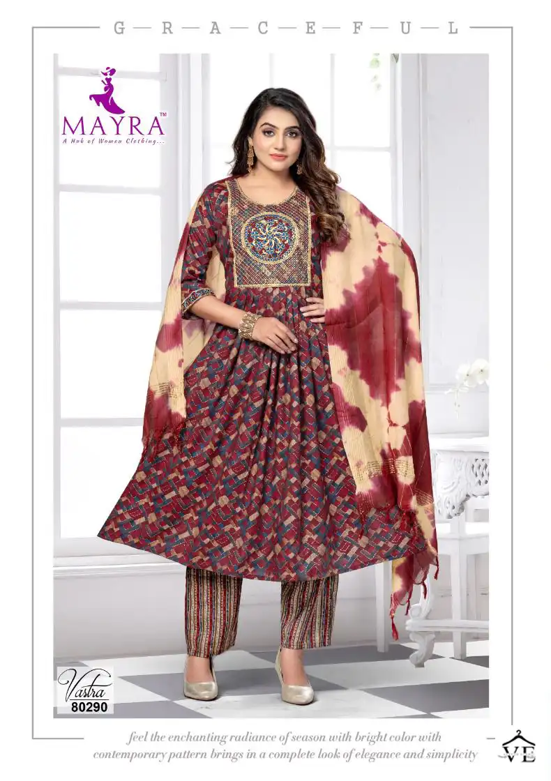 Mayra Fashion Vastra Capsuil Print Wholesale Readymade Salwar Suit Catalog — Wholesale Salwar Suits, MPA wholesale from Surat - Gallery Image 6