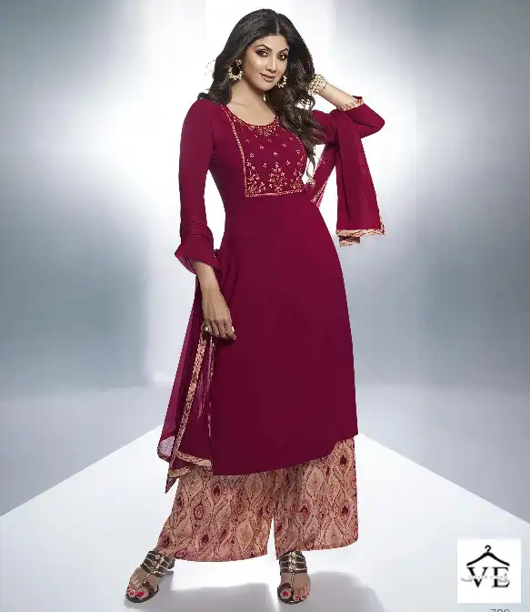 Vardan Ethnic Vatsam Shilpa 7 Rayon Wholesale Readymade Salwar Suit Catalog — Wholesale Salwar Suits, MPA wholesale from Surat — view 1