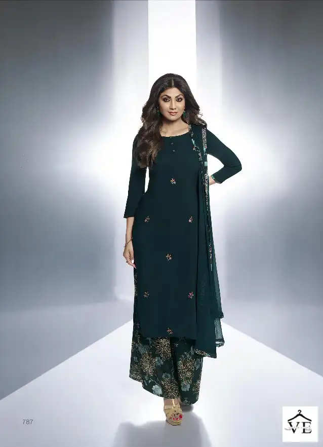 Vardan Ethnic Vatsam Shilpa 7 Rayon Wholesale Readymade Salwar Suit Catalog — Wholesale Salwar Suits, MPA wholesale from Surat - Gallery Image 7