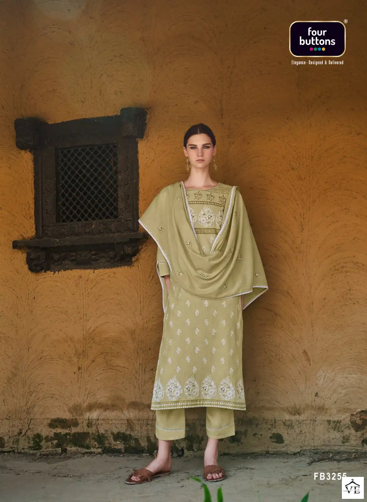 Four Buttons Veda Intricate Print Wholesale Designer Readymade Salwar Suit Catalog — Wholesale Salwar Suits, MPA wholesale from Surat — view 5