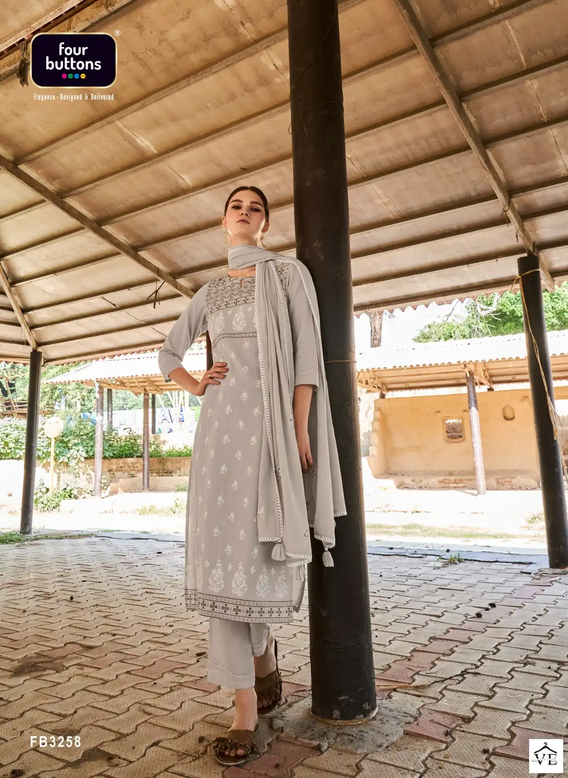 Four Buttons Veda Intricate Print Wholesale Designer Readymade Salwar Suit Catalog — Wholesale Salwar Suits, MPA wholesale from Surat — view 8