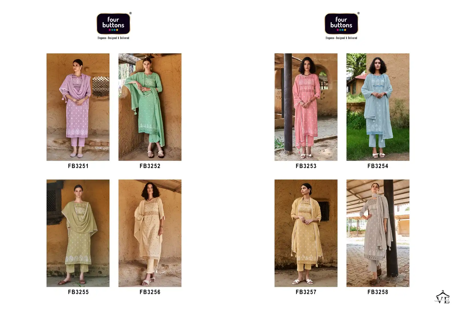 Four Buttons Veda Intricate Print Wholesale Designer Readymade Salwar Suit Catalog — Wholesale Salwar Suits, MPA wholesale from Surat — view 9