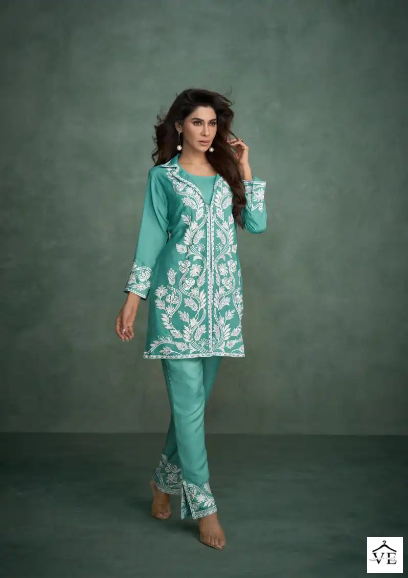 Vamika Veera Vol 2 Heavy Rayon Wholesale Designer Kurti With Pant Catalog — Wholesale Kurtis, MPA wholesale from Surat - Gallery Image 2