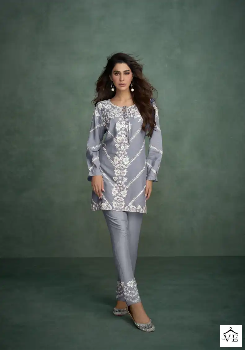 Vamika Veera Vol 2 Heavy Rayon Wholesale Designer Kurti With Pant Catalog — Wholesale Kurtis, MPA wholesale from Surat - Gallery Image 4