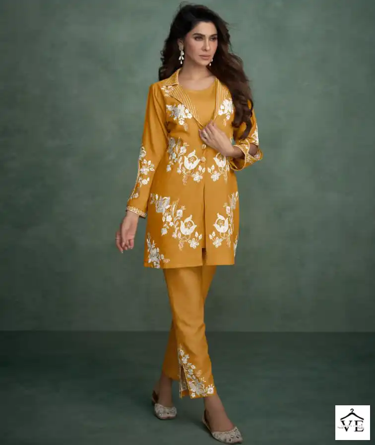 Vamika Veera Vol 2 Heavy Rayon Wholesale Designer Kurti With Pant Catalog — Wholesale Kurtis, MPA wholesale from Surat — view 1