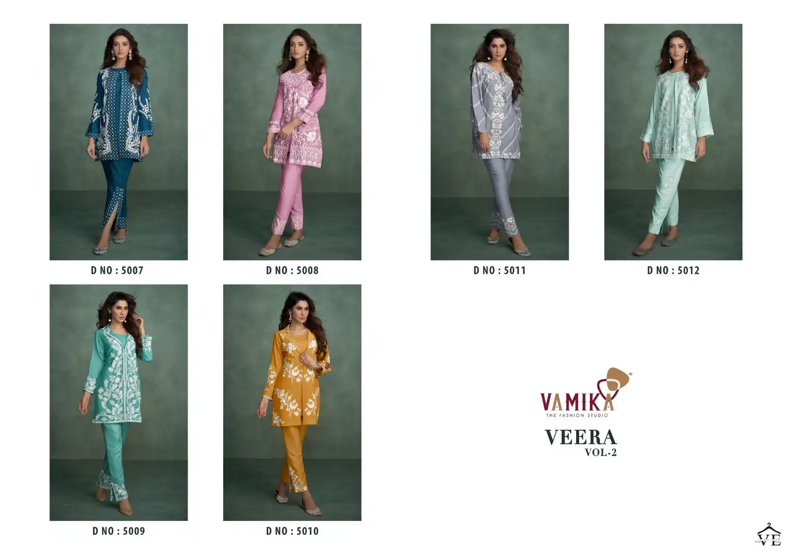 Vamika Veera Vol 2 Heavy Rayon Wholesale Designer Kurti With Pant Catalog — Wholesale Kurtis, MPA wholesale from Surat — view 8