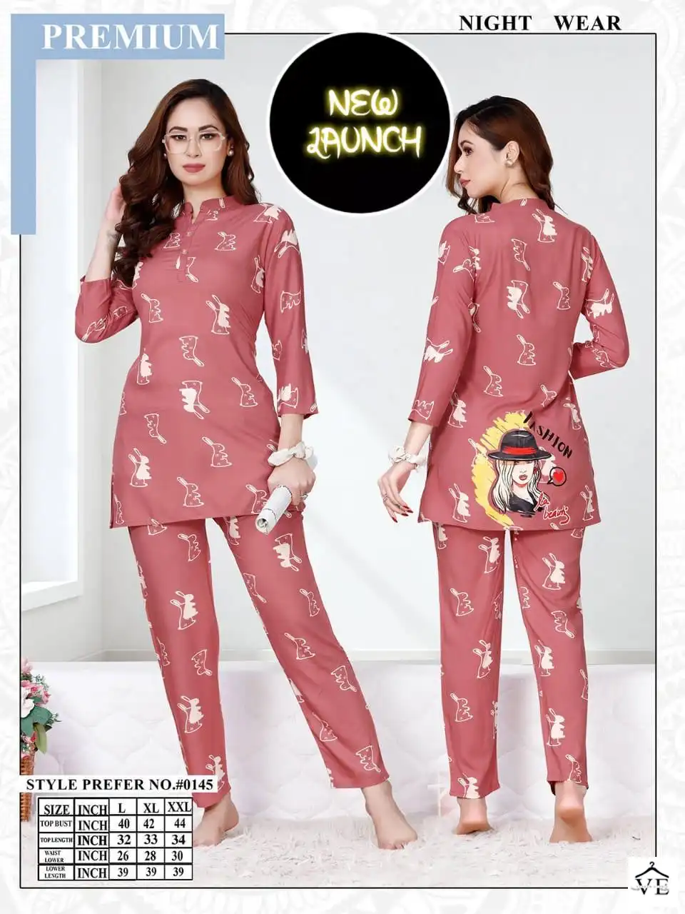 Vardan Ethnic Summer Special Vol 0145 Rayon Wholesale Long Kurti With Pant Catalog — Wholesale Kurtis, MPA wholesale from Surat - Gallery Image 3